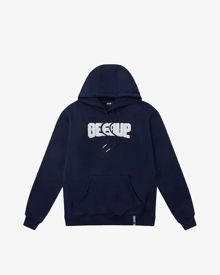 GEEDUP PLAY FOR KEEPS HOODIE NAVY WHITE GEEDUP PLAY FOR KEEPS HOODIE NAVY WHITE