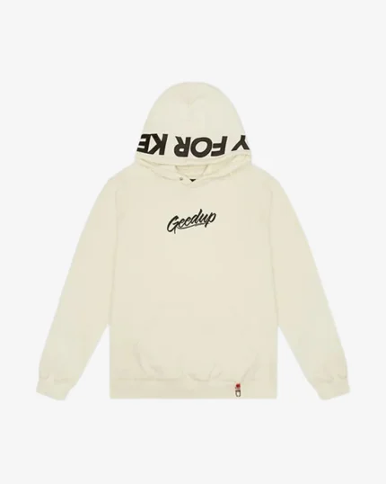GEEDUP PFK SCRIPT LOGO CREAM HOODIE