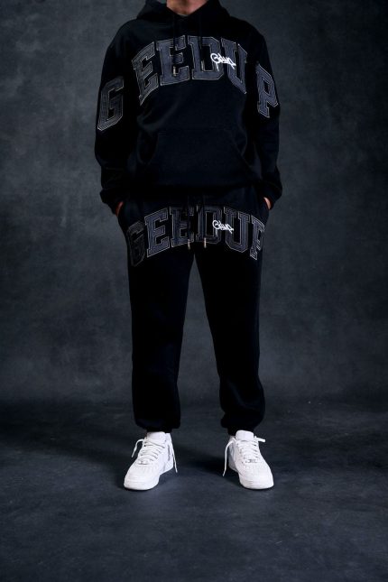 Team Logo/Handtstyle Trackpant Black/Grey/White