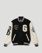 Geedup 13YR PFK Varsity Jacket Black/Cream