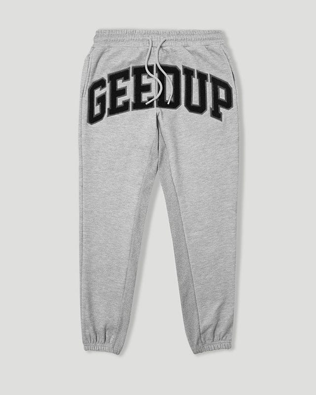Geedup Team Logo Trackpants Grey Marle/Black Geedup Team Logo Trackpants Grey Marle/Black