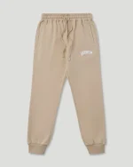Geedup Micro Team Logo Trackpants Tan